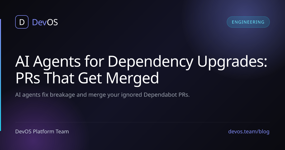 AI Agents for Dependency Upgrades: PRs That Get Merged